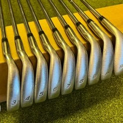 Used RH TaylorMade RAC OS Irons 3-PW/SW 90g Stiff Flex Steel Golf Club Set -Callaway Club Shop IMG 9470 1