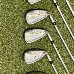 Used RH TaylorMade RAC OS Irons 3-PW/SW 90g Stiff Flex Steel Golf Club Set -Callaway Club Shop IMG 9475 1