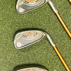 Used RH Ping Green Dot G10 Irons 3-PW TFC 129 Regular Flex Graphite Golf Set -Callaway Club Shop IMG 9505 2
