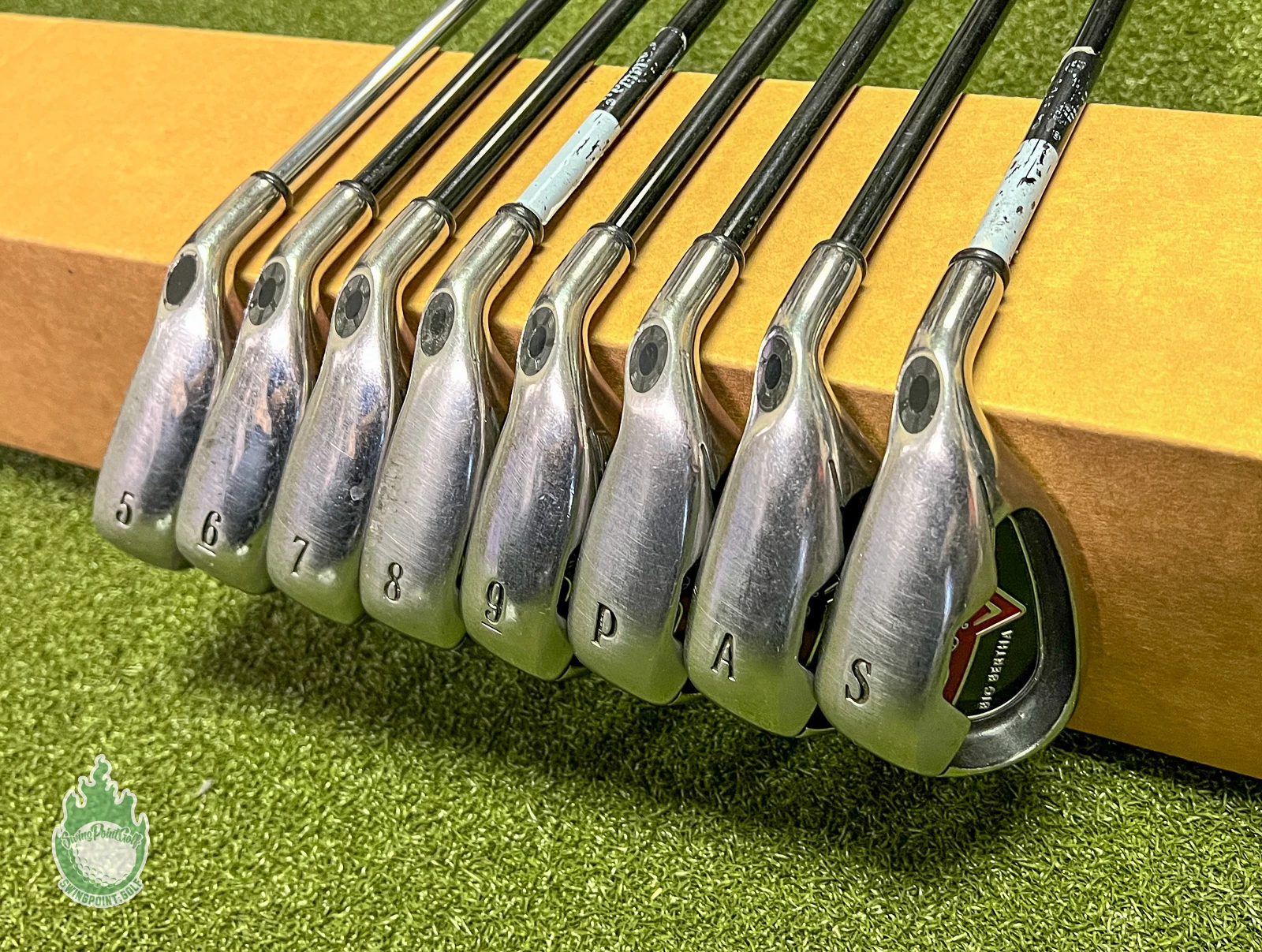 Used RH Callaway Big Bertha 2006 Irons 5-PW/AW/SW 75g Regular Graphite Golf Set 3 Used RH Callaway Big Bertha 2006 Irons 5-PW/AW/SW 75g Regular Graphite Golf Set