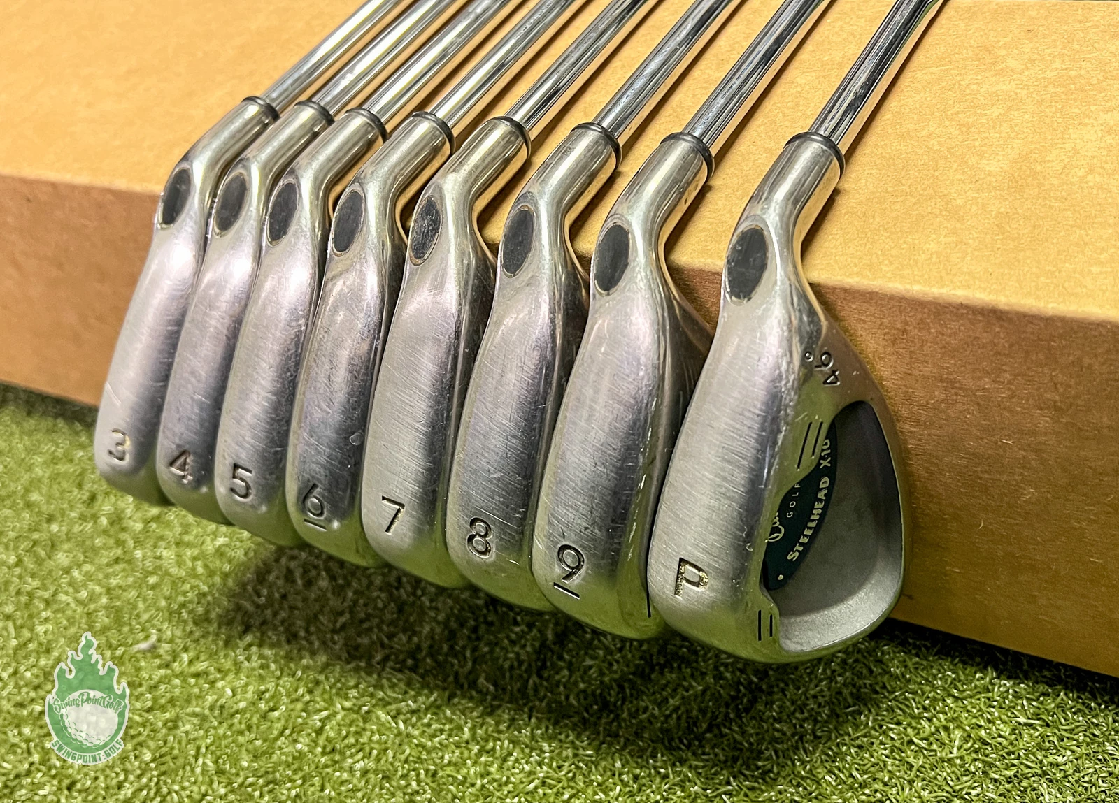 Used Right Handed Callaway Steelhead X-16 Irons 3-PW Uniflex Steel Golf Set 3 Used Right Handed Callaway Steelhead X-16 Irons 3-PW Uniflex Steel Golf Set