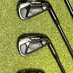 Used Callaway APEX Forged ’21 Black Irons 4-PW Elevate 95g Stiff Steel Golf Set -Callaway Club Shop IMG 9560 2