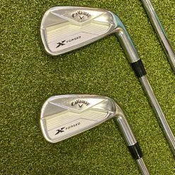 Used RH Callaway X-Forged ’18 Irons 4-PW S300 Stiff Flex Steel Golf Club Set -Callaway Club Shop IMG 9753 1