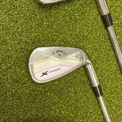 Used RH Callaway X-Forged ’18 Irons 4-PW S300 Stiff Flex Steel Golf Club Set -Callaway Club Shop IMG 9754 1