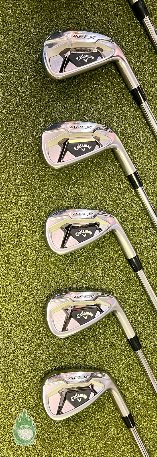 Tour Issue Callaway APEX Forged ’21 Irons 4-PW TI X100 X-Stiff Steel Golf Set 11 Tour Issue Callaway APEX Forged ’21 Irons 4-PW TI X100 X-Stiff Steel Golf Set - Image 9