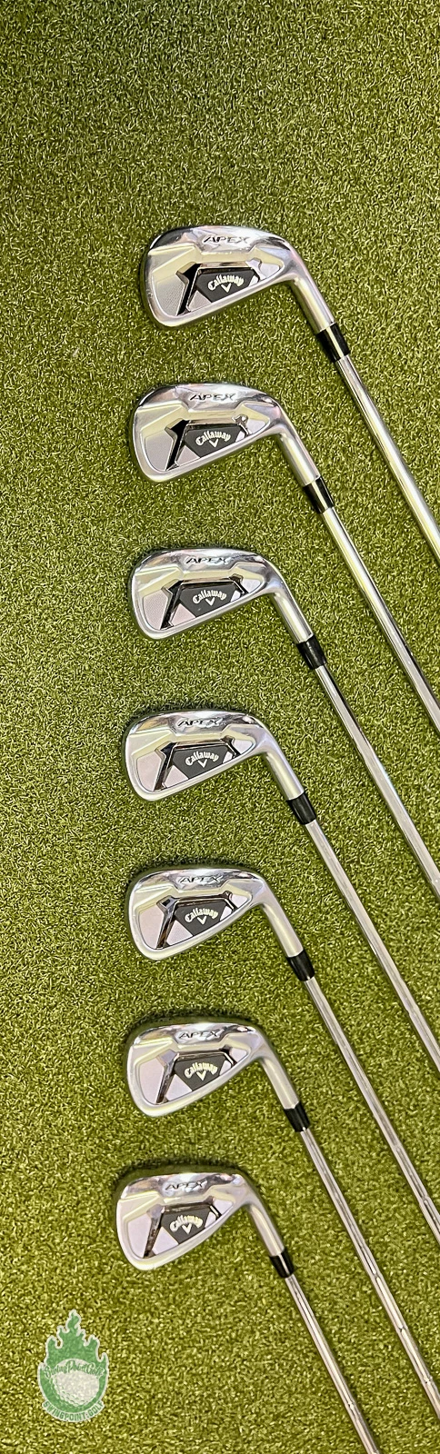 Tour Issue Callaway APEX Forged ’21 Irons 4-PW TI X100 X-Stiff Steel Golf Set 10 Tour Issue Callaway APEX Forged ’21 Irons 4-PW TI X100 X-Stiff Steel Golf Set - Image 8