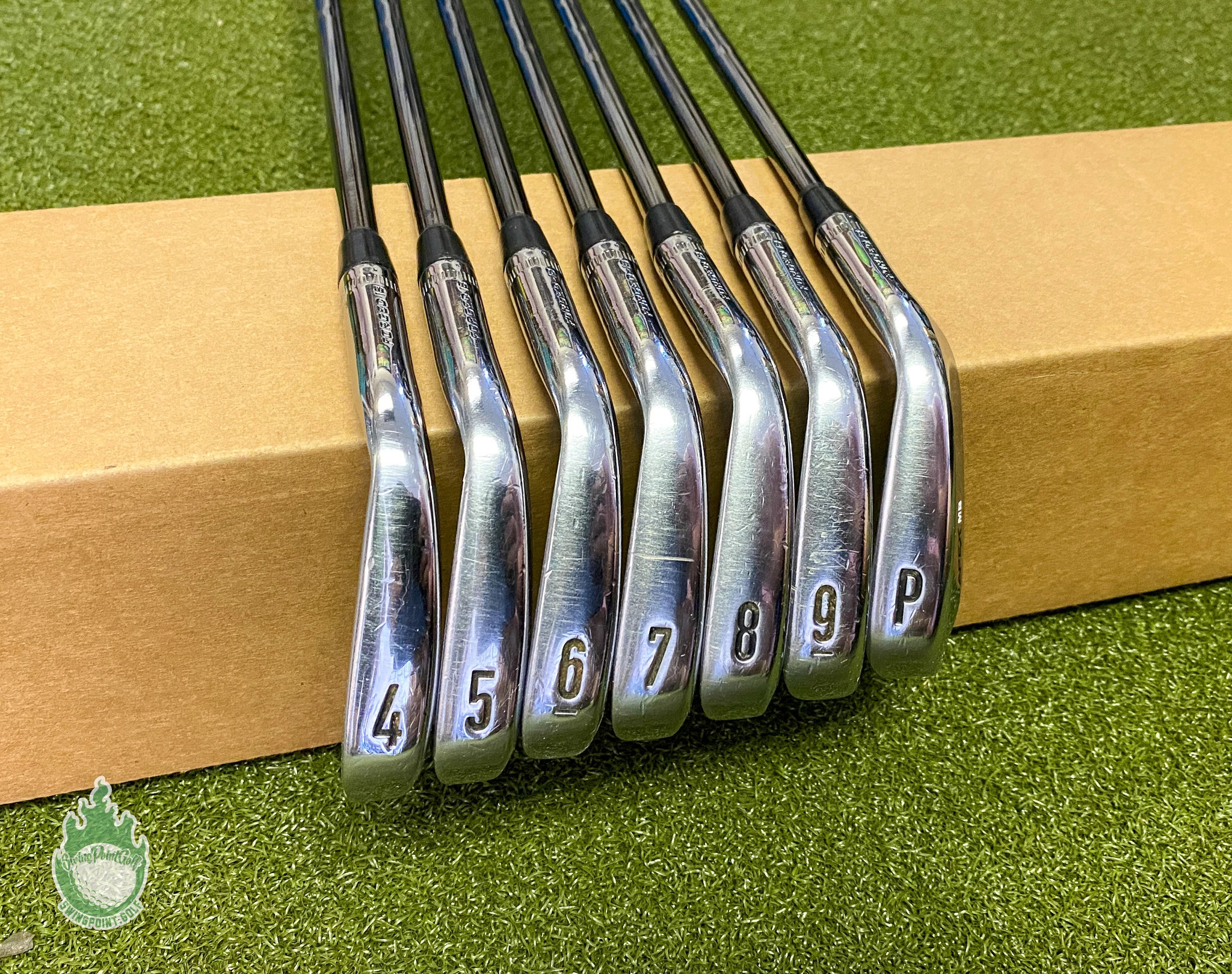 Tour Issue Used Callaway APEX MB ’18 Forged Irons 4-PW 120 Stiff Steel Golf Set 6 Tour Issue Used Callaway APEX MB ’18 Forged Irons 4-PW 120 Stiff Steel Golf Set - Image 4