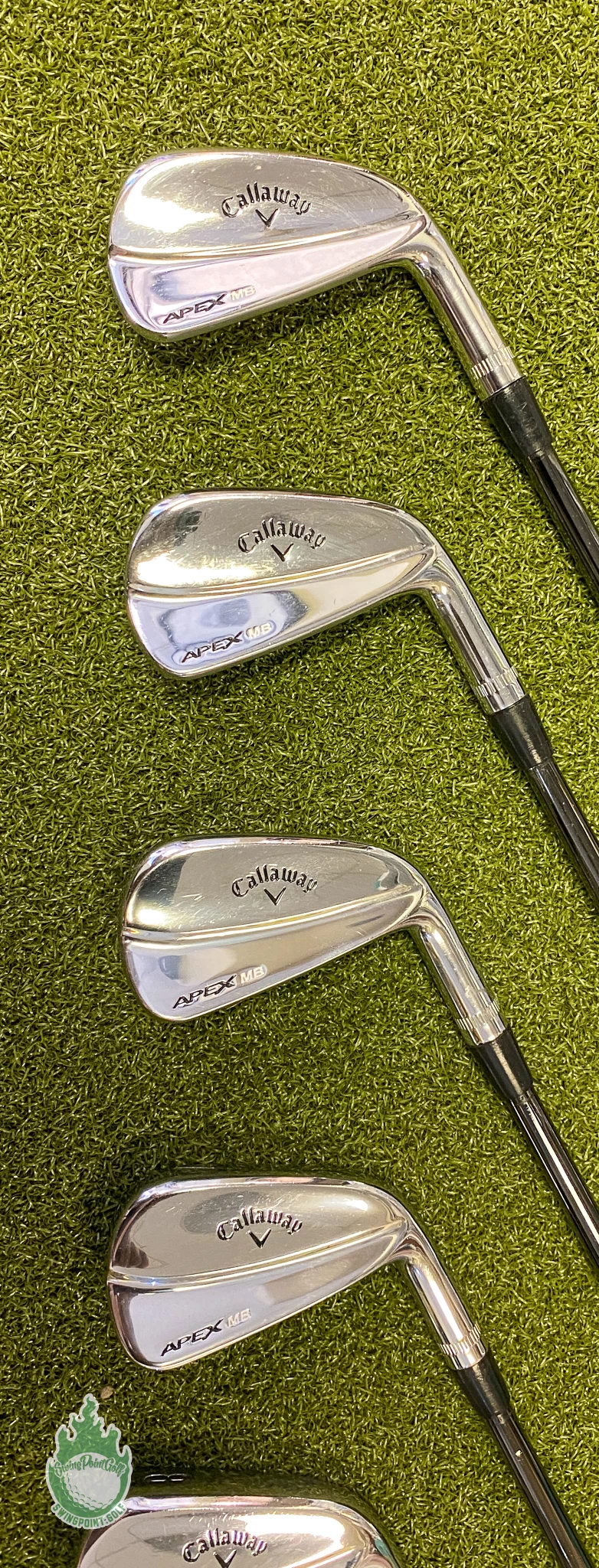 Tour Issue Used Callaway APEX MB ’18 Forged Irons 4-PW 120 Stiff Steel Golf Set 5 Tour Issue Used Callaway APEX MB ’18 Forged Irons 4-PW 120 Stiff Steel Golf Set - Image 3