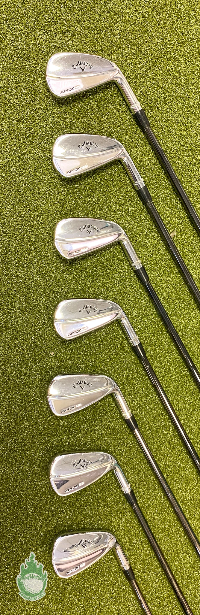 Tour Issue Used Callaway APEX MB ’18 Forged Irons 4-PW 120 Stiff Steel Golf Set 10 Tour Issue Used Callaway APEX MB ’18 Forged Irons 4-PW 120 Stiff Steel Golf Set - Image 8