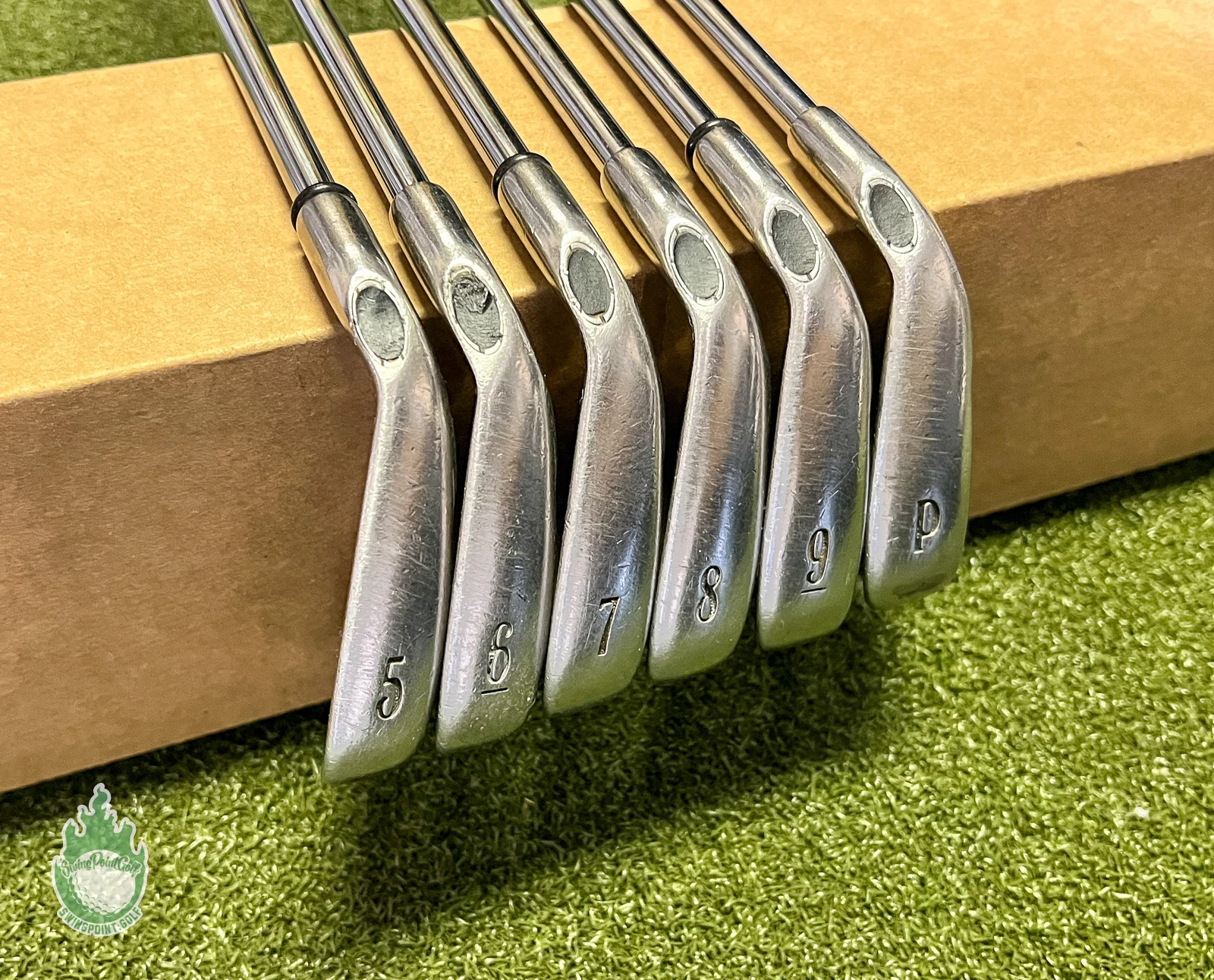 Used RH Callaway Big Bertha Fusion Irons 5-PW Uniflex Steel Golf Club Set 4 Used RH Callaway Big Bertha Fusion Irons 5-PW Uniflex Steel Golf Club Set - Image 2