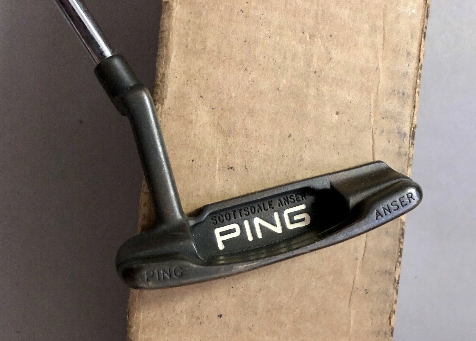 Used Right Handed Black Ping Scottsdale Anser 35.5″ Putter Steel Golf Club 4 Used Right Handed Black Ping Scottsdale Anser 35.5″ Putter Steel Golf Club - Image 2