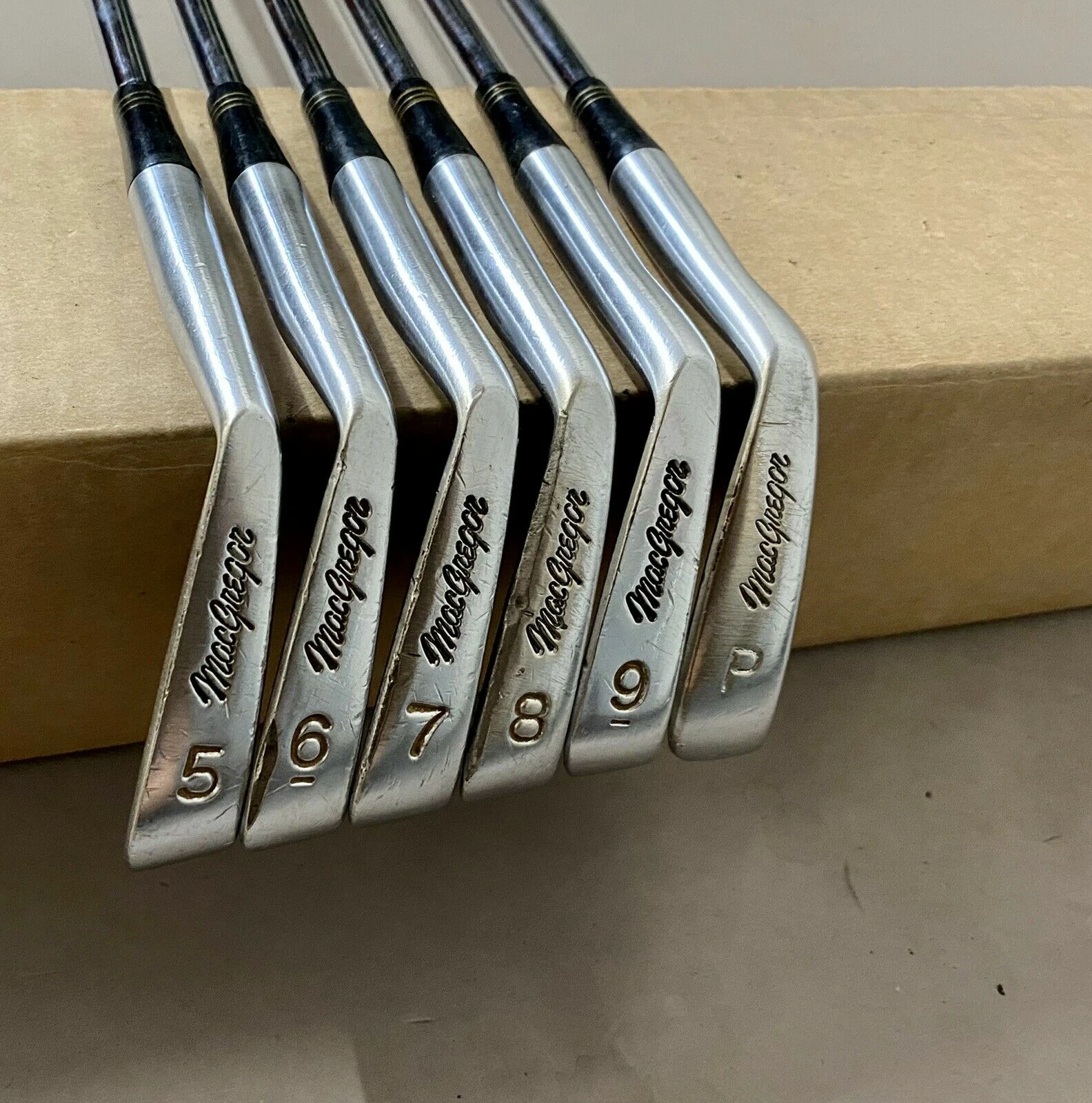 RH MacGregor VIP Tour CB 92 Forged Irons 5-PW Stiff Flex Steel Golf Club Set 4 RH MacGregor VIP Tour CB 92 Forged Irons 5-PW Stiff Flex Steel Golf Club Set - Image 2
