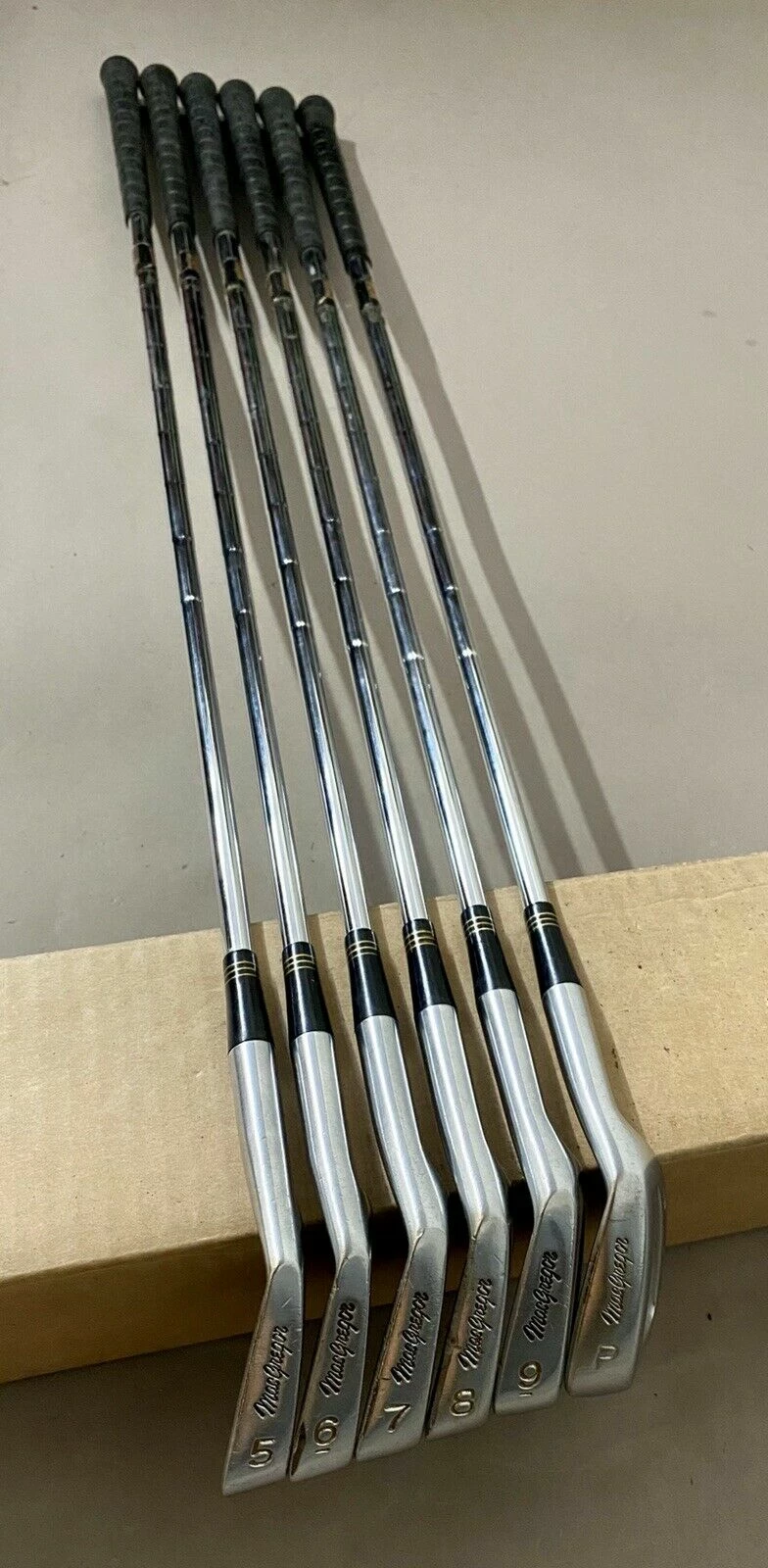 RH MacGregor VIP Tour CB 92 Forged Irons 5-PW Stiff Flex Steel Golf Club Set 5 RH MacGregor VIP Tour CB 92 Forged Irons 5-PW Stiff Flex Steel Golf Club Set - Image 3