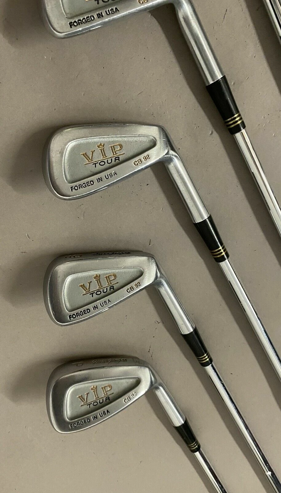 RH MacGregor VIP Tour CB 92 Forged Irons 5-PW Stiff Flex Steel Golf Club Set 8 RH MacGregor VIP Tour CB 92 Forged Irons 5-PW Stiff Flex Steel Golf Club Set - Image 6