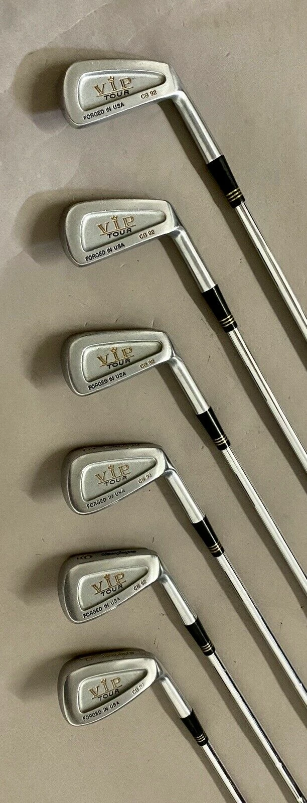 RH MacGregor VIP Tour CB 92 Forged Irons 5-PW Stiff Flex Steel Golf Club Set 9 RH MacGregor VIP Tour CB 92 Forged Irons 5-PW Stiff Flex Steel Golf Club Set - Image 7