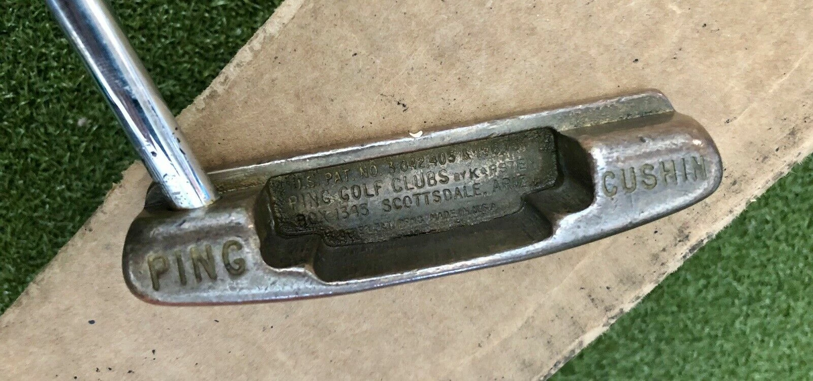 Right Handed Ping Scottsdale PO BOX 1345 CUSHIN 35″ Putter Steel Golf Club 4 Right Handed Ping Scottsdale PO BOX 1345 CUSHIN 35″ Putter Steel Golf Club - Image 2