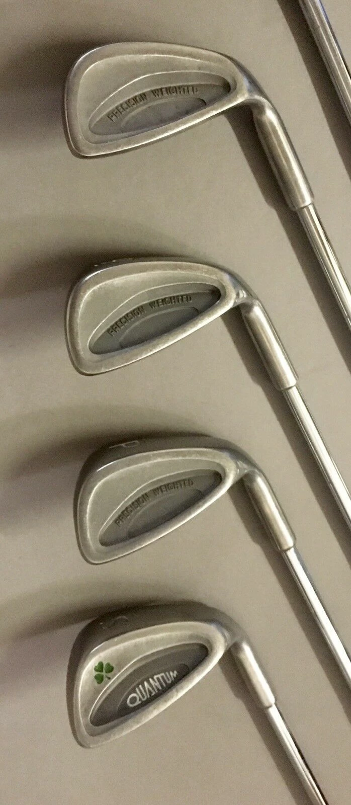 Used RH Shamrock Quantum Irons 3-PW/SW Mac Golf Stiff Flex Steel Golf Club Set 8 Used RH Shamrock Quantum Irons 3-PW/SW Mac Golf Stiff Flex Steel Golf Club Set - Image 6