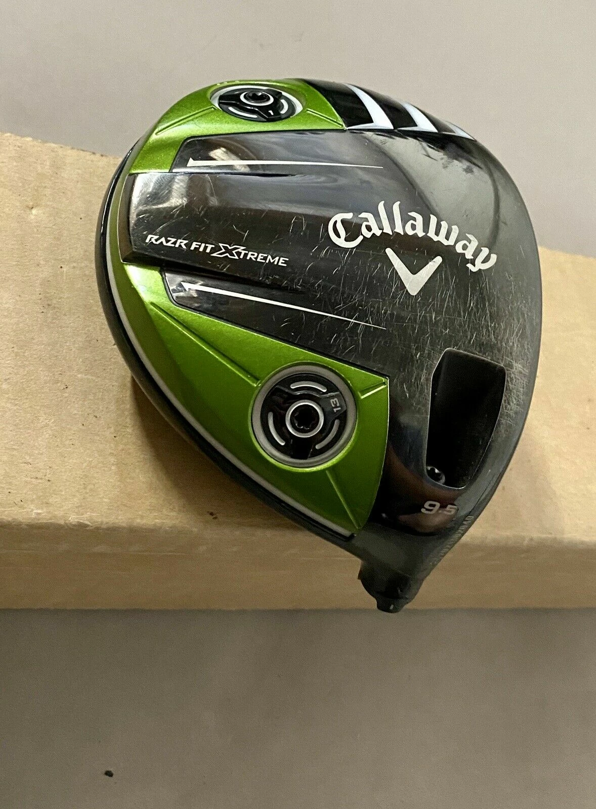 Tour Issued TC Callaway RAZR Fit Xtreme Driver 9.5* HEAD ONLY Golf Club 3 Tour Issued TC Callaway RAZR Fit Xtreme Driver 9.5* HEAD ONLY Golf Club