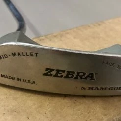 Used RH RAM Golf Zebra Mid Mallet Face Balanced 35.5″ Putter Steel Golf Club -Callaway Club Shop Used RH RAM Golf Zebra Mid Mallet Face Balanced 355 Putter Steel Golf Club 193015956016 3