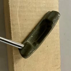 Used Right Hand Ping Karsten Kushin 35″ Putter Steel Golf Club Tiger Shark Grip -Callaway Club Shop Used Right Handed Ping Karsten Kushin 35 Putter Steel Golf Club 203054624639 2