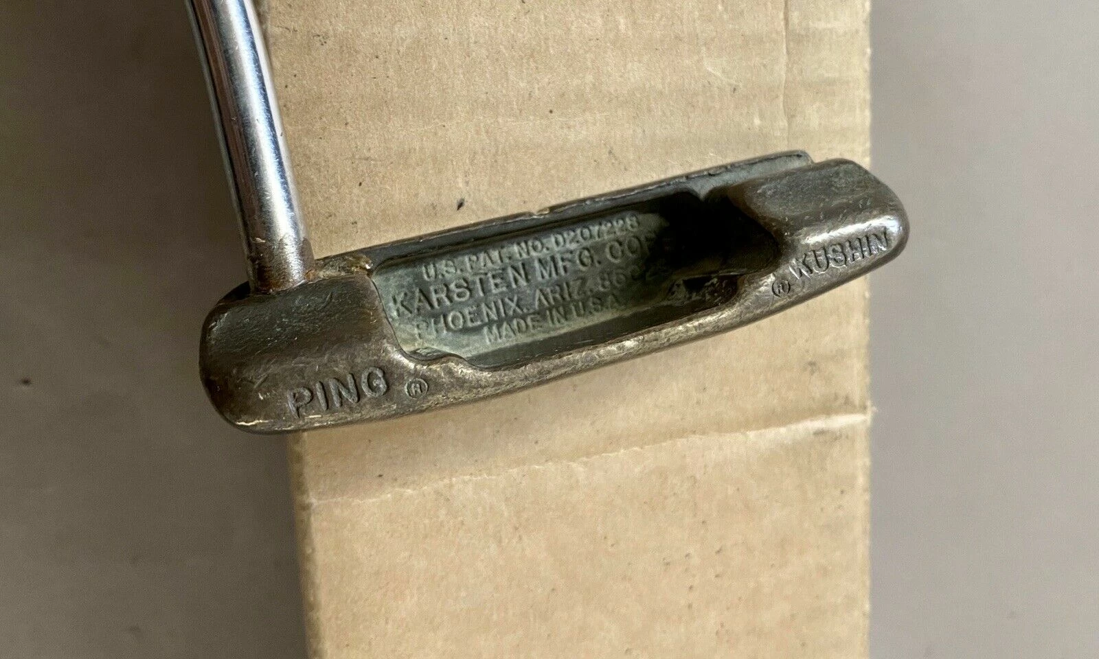 Used Right Handed Ping Karsten Kushin 35.5″ Putter Steel Golf Club Yonex Grip 4 Used Right Handed Ping Karsten Kushin 35.5″ Putter Steel Golf Club Yonex Grip - Image 2